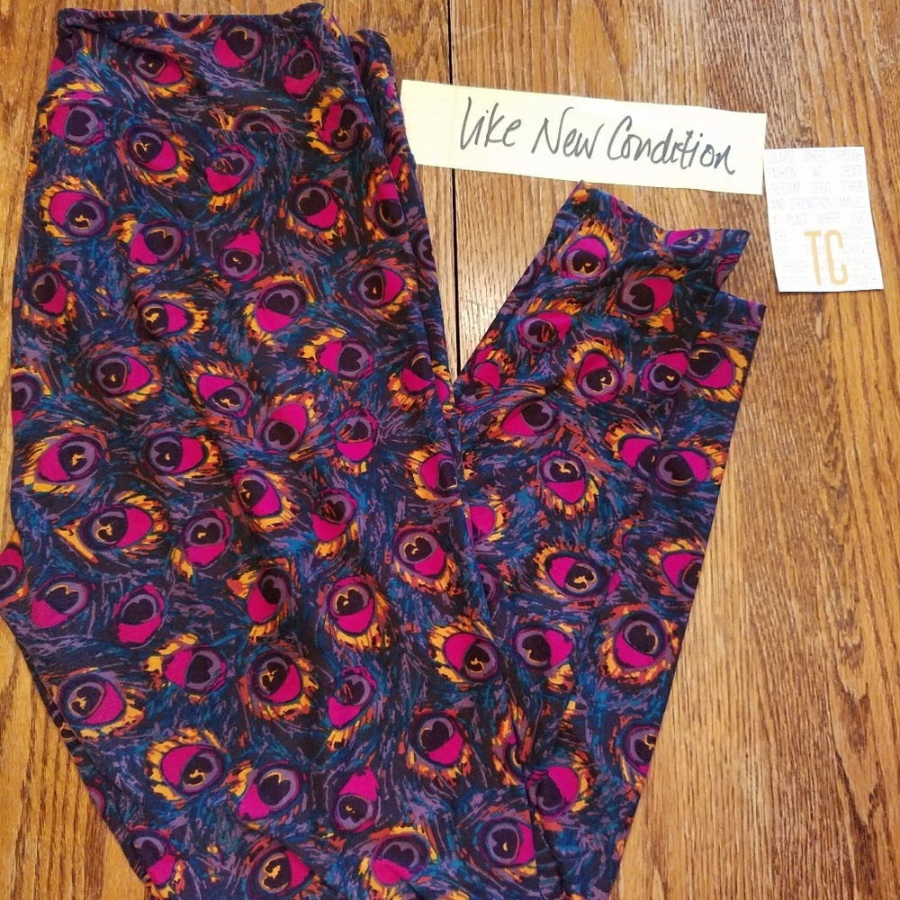 Lularoe TC peacock leggings